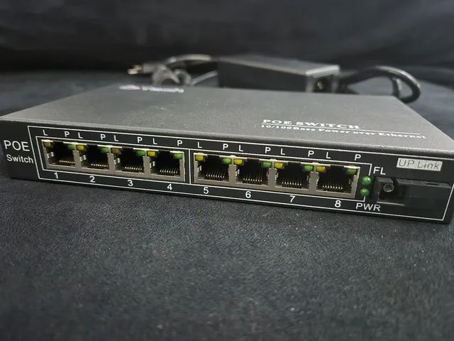 Switch 8 x10 PoE monomodo 20km 1 f.o - Foto 2