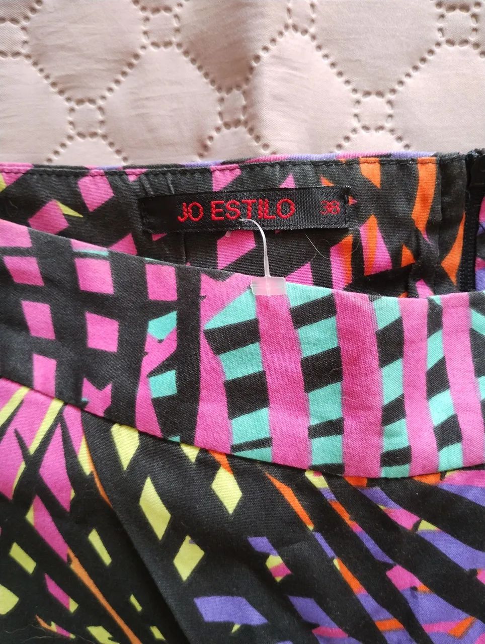 Short saia estampado novo - Foto 3
