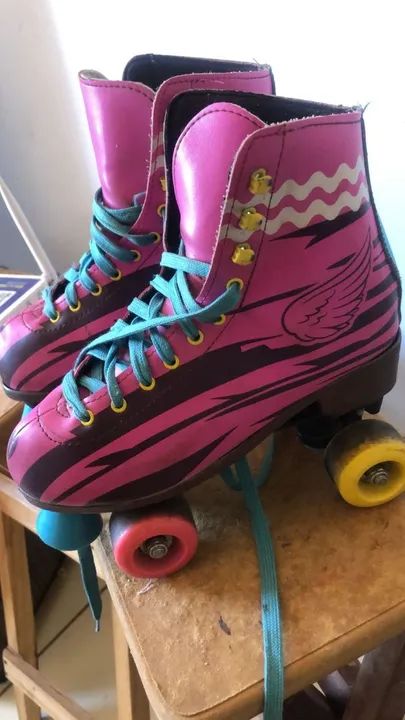 Patins Roller Quad Pink
