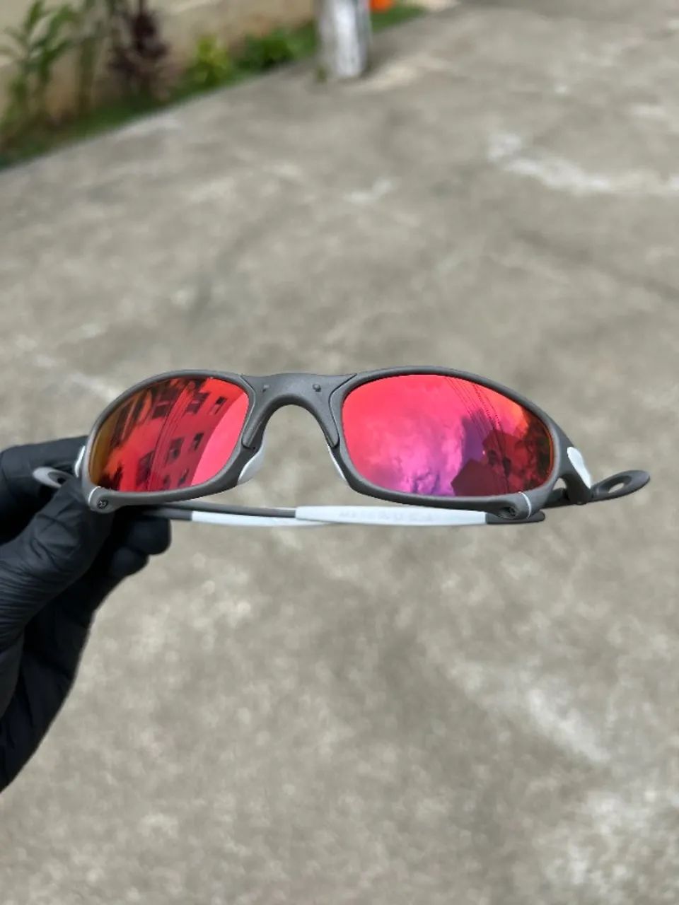 Óculos Lupa Premium Juliet Oakley X-Metal Custom +opções de borracha Brindes Promoção - Foto 2
