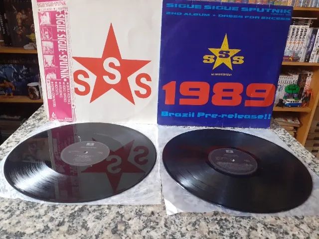 Lps - Sigue Sigue Sputnik - lote com 02 discos de vinil