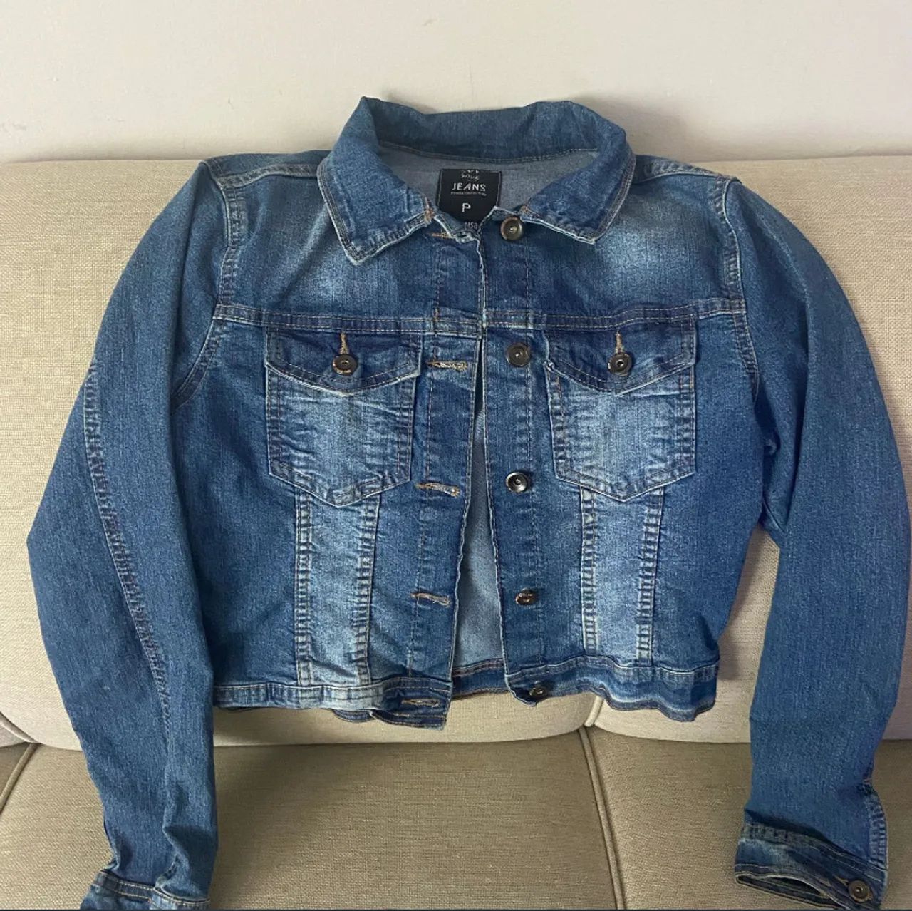 Jaqueta Jeans Feminina