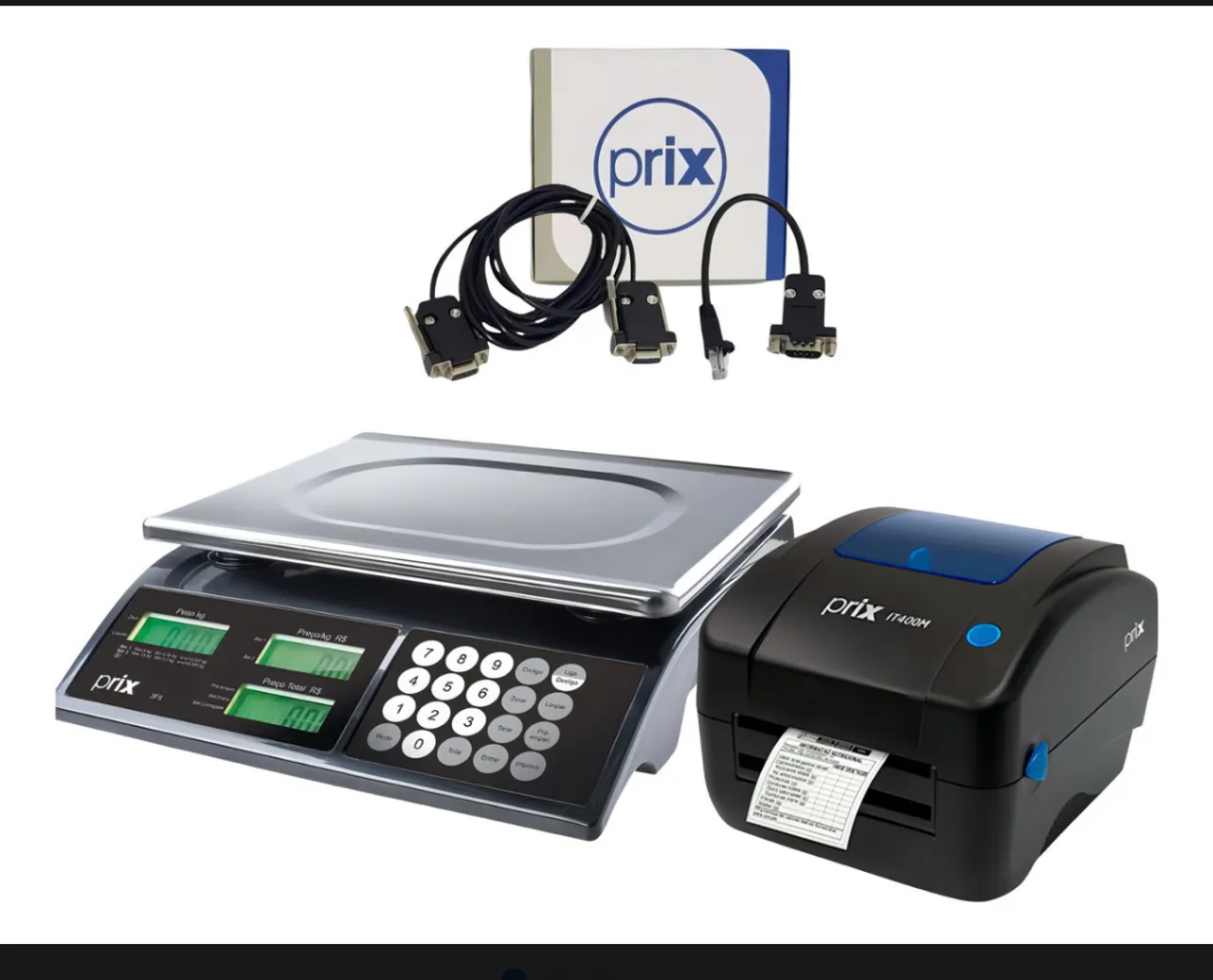 Balança e Impressora Prix IT400M - Kit Completo