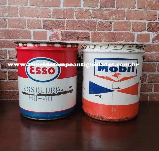 Latas óleo Antigas - Foto 5