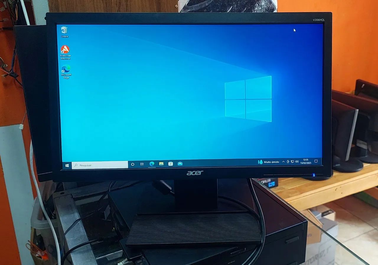 Monitor HDMI AOC 20" HD entrego parcelo cartão  - Foto 2