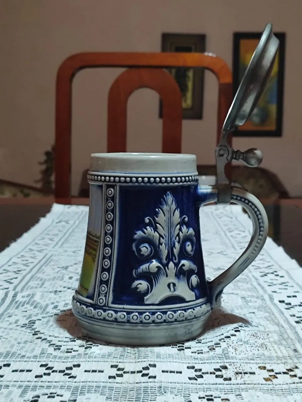 Caneca Alemã Original - GERZ - 1 Litro - Peça Rara de Colecionador - Foto 3