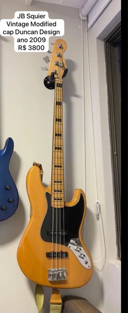 baixo fender squier vintage modified jazz bass