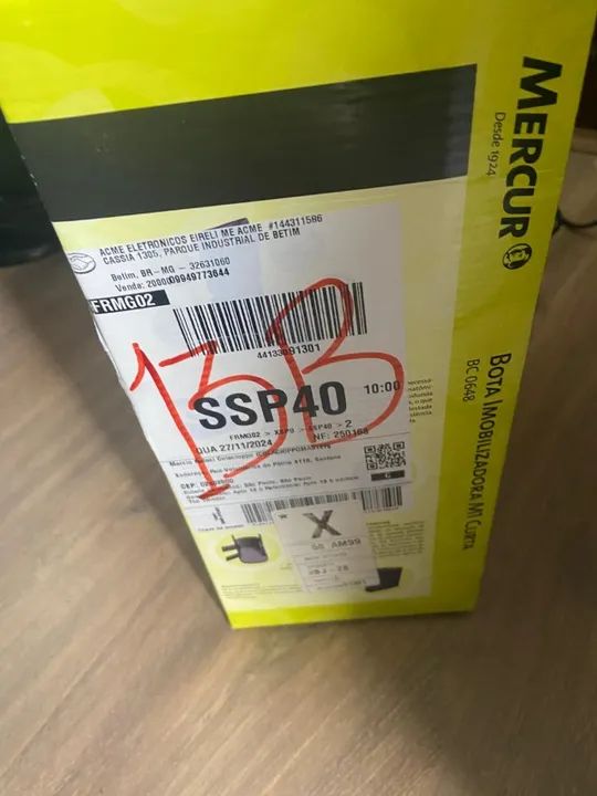 Bota imobilizadora Mercur para tratamento tendao de aquiles - Foto 3