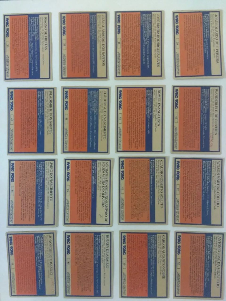 Cards Ping Pong - Corinthians - A - Foto 2