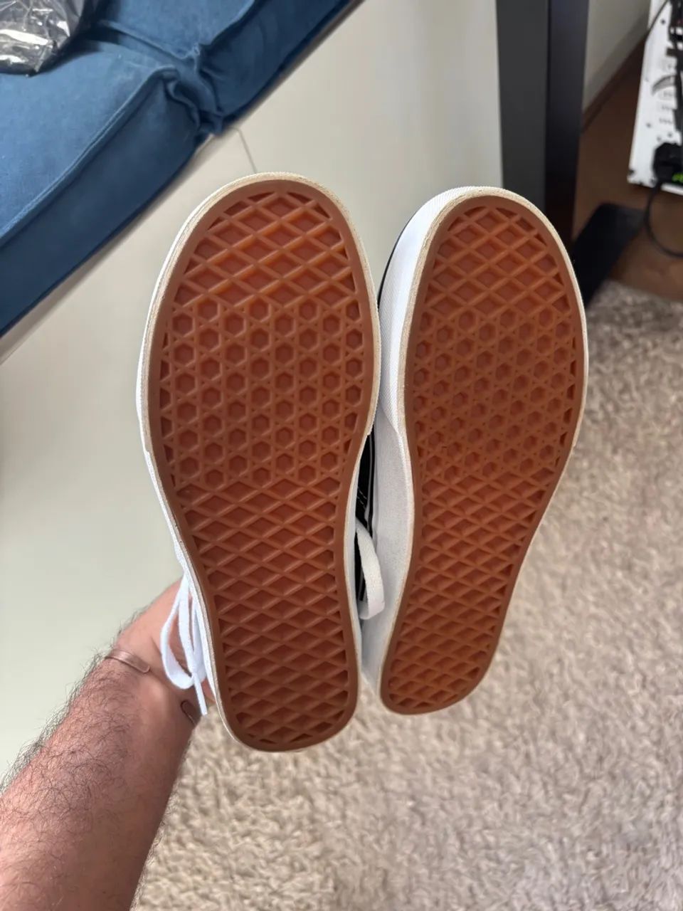 Vans Authentic - 35 Preto/Branco - Original - Praticamente sem Uso - Foto 3