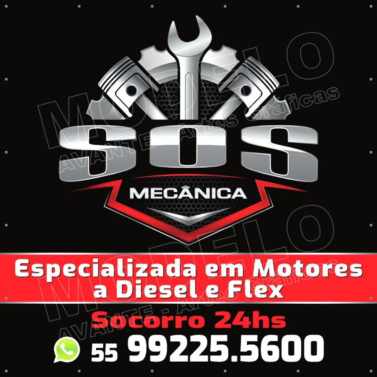 Reforma de motores diesel, gasolina flex, *
