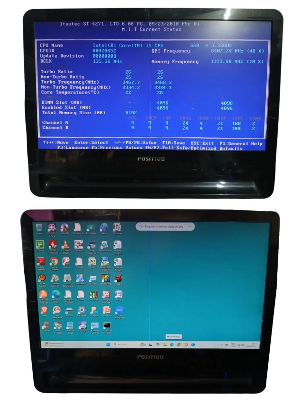 Computador i5 2/4 3.33 / 3.47 Ghz com placa mãe Itautec (1156) - Foto 4