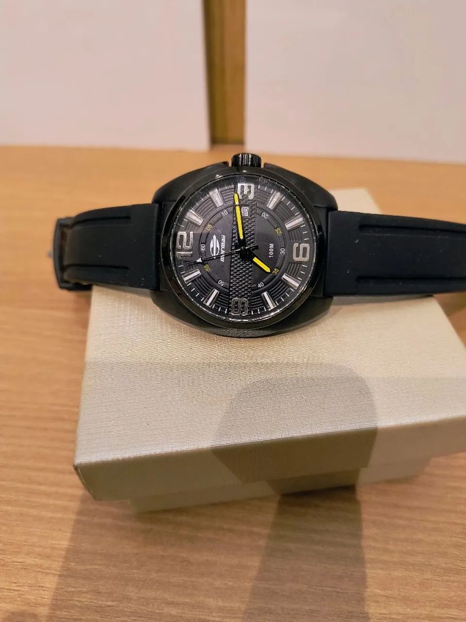 RELOGIO MASCULINO MORMAIL TECHNOS PULSEIRA DE SILICONE QUARTZ - Foto 2