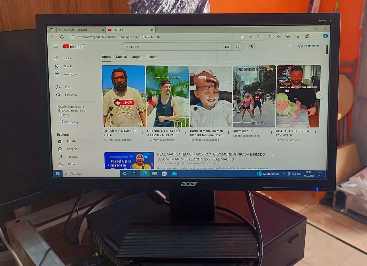 Monitor HDMI AOC 20" HD entrego parcelo cartão 