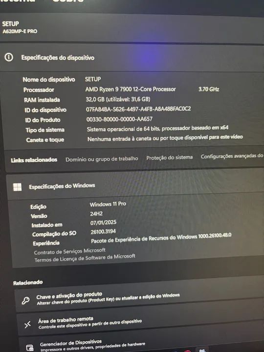 Memória ram Xpg DDR5 32GB 2x16 6000mhz - Foto 4