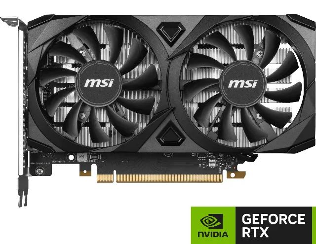 Placa de Vídeo MSI NVIDIA GeForce RTX 3050 VENTUS 2X OC, DLSS, Ray Tracing, Nova, Lacrada - Foto 4