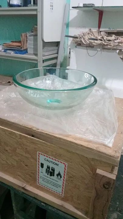 Cuba de vidro e acessorios - Foto 3