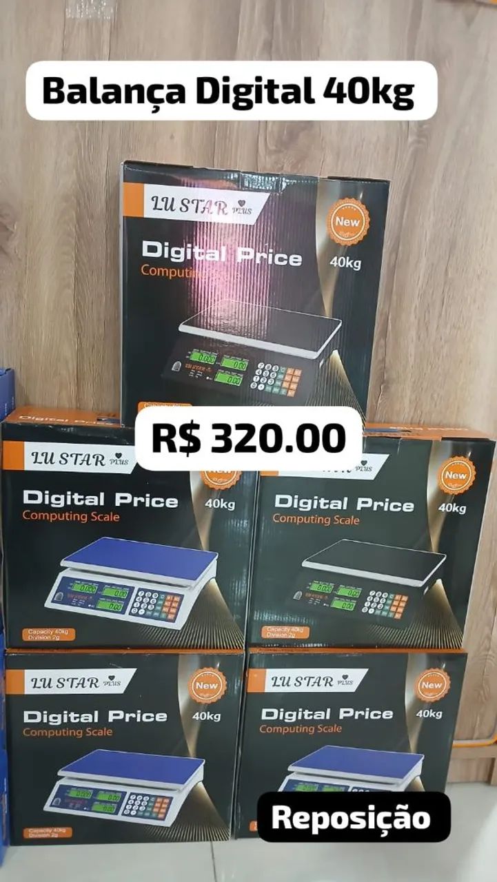 Balança Digital 40kg - Nova - Lu Star