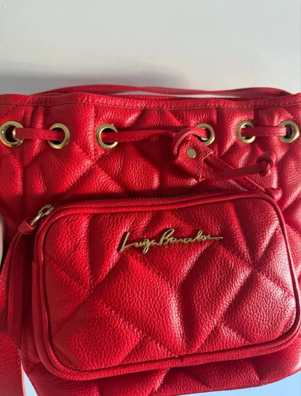 Bolsa Luiza Barcelos Vermelha - Foto 4