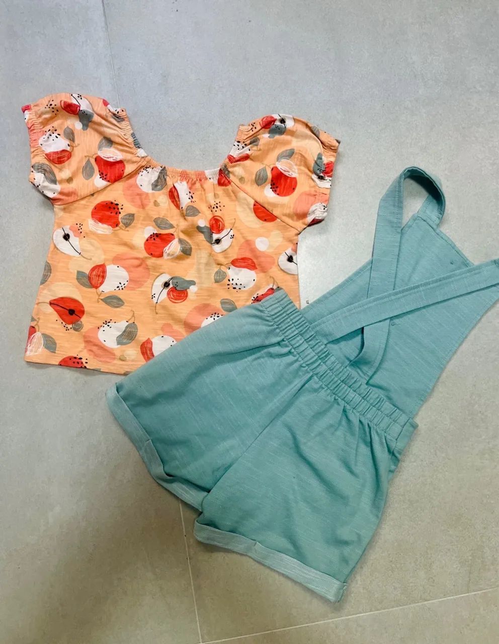 Jardineira em malha Coloritá  - Foto 4