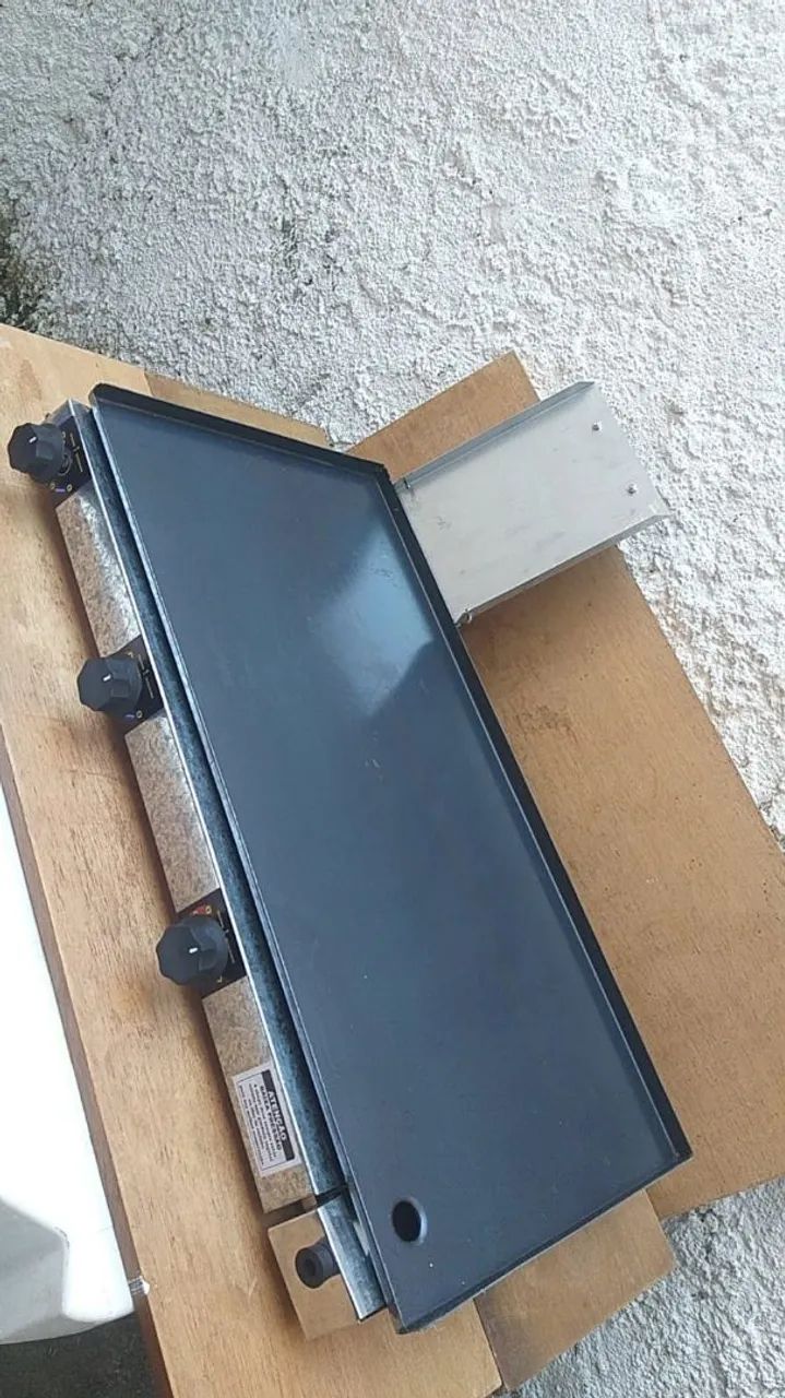 Chapa de Churrasco para restaurantes ou lanchonetes para hambúrguer 50×90 - Foto 2
