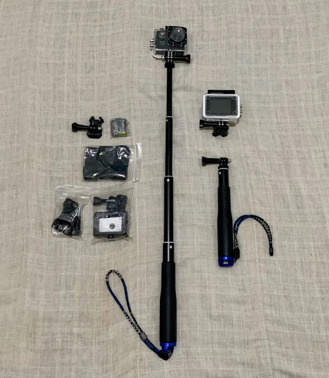 Kit Câmera de Ação com Acessórios