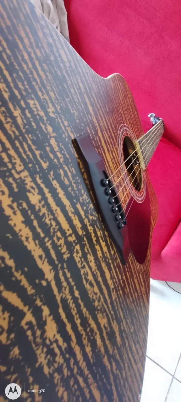Violão folk Vogga- Mahogany flamed