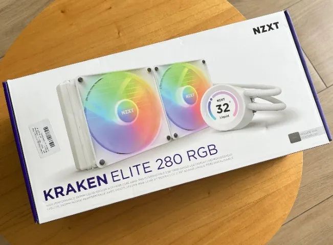 Water Cooler NZXT Kraken Elite 280mm Branco - Peças de Hardware