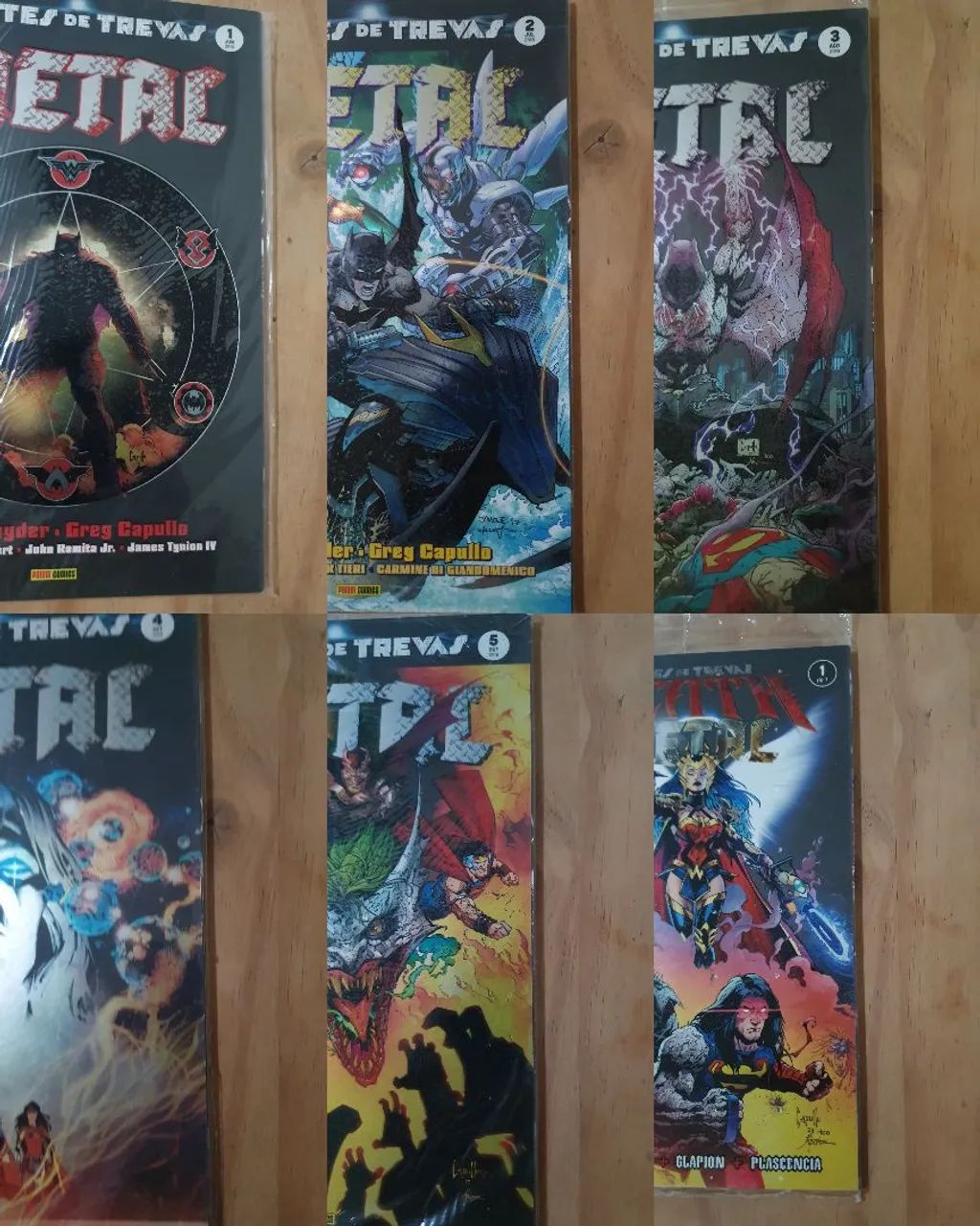 Lote Hq Quadrinho Batman Noite de trevas Metal e Death Metal Completas  - Foto 6