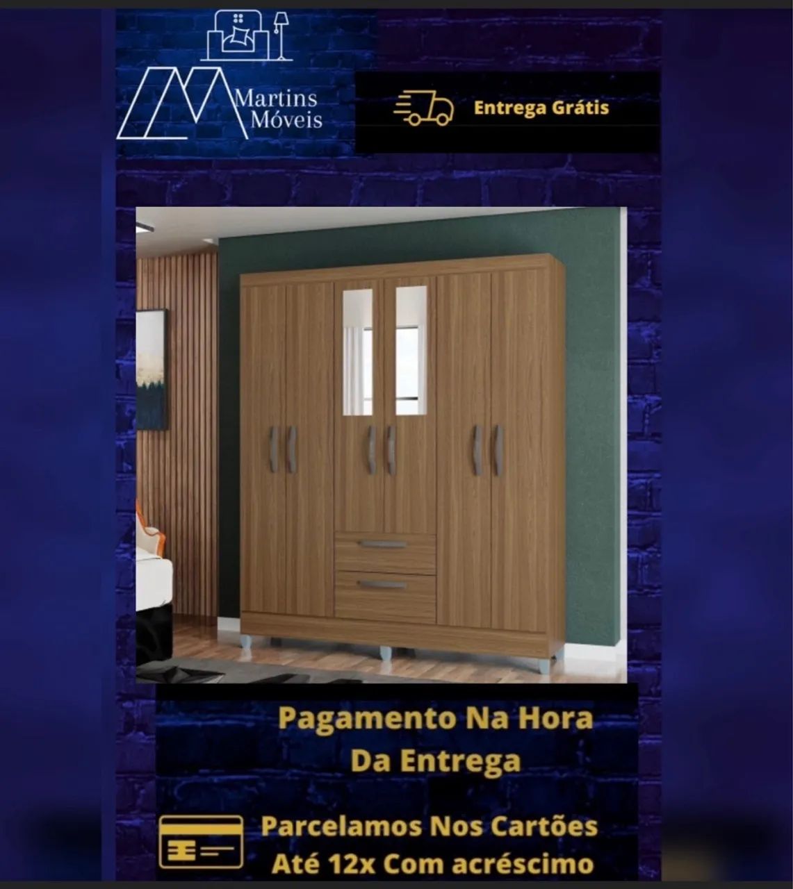 GRANDE PROMOÇÃO GUARDA ROUPA MULTI POQUEMA ENTREGA GRÁTIS   - Foto 3