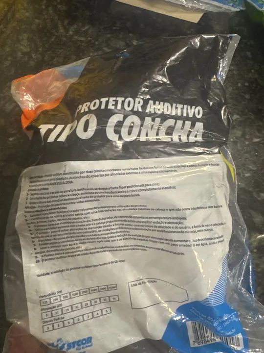 Protetor Auditivo Tipo Concha - Novo - Foto 2