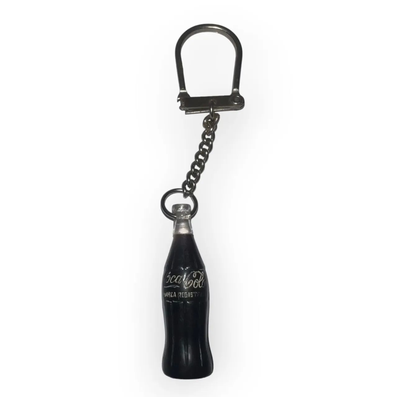 Antigo chaveiro garrafinha coca cola