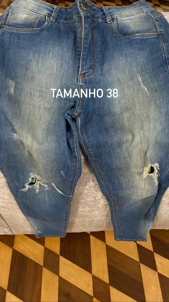 CALÇA JEANS FEMININA NÚMERO 38