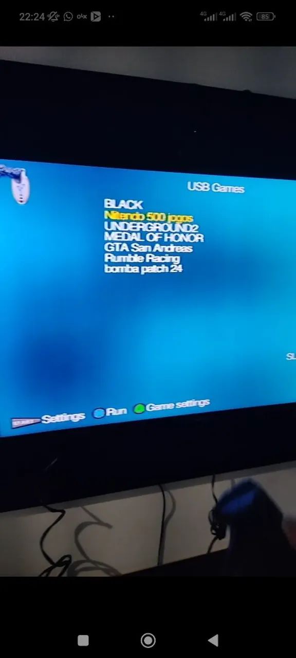 Playstation 2 já com jogos no pendrive  - Foto 4