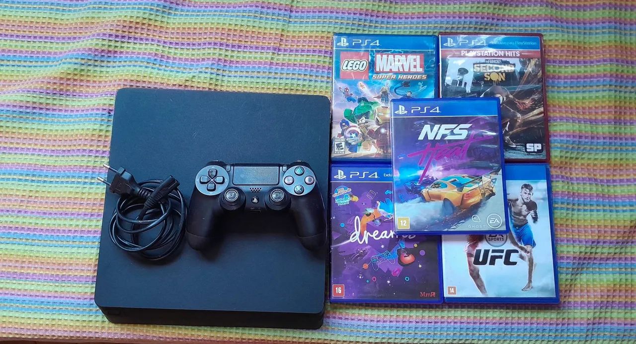 Playstation 4 com jogos