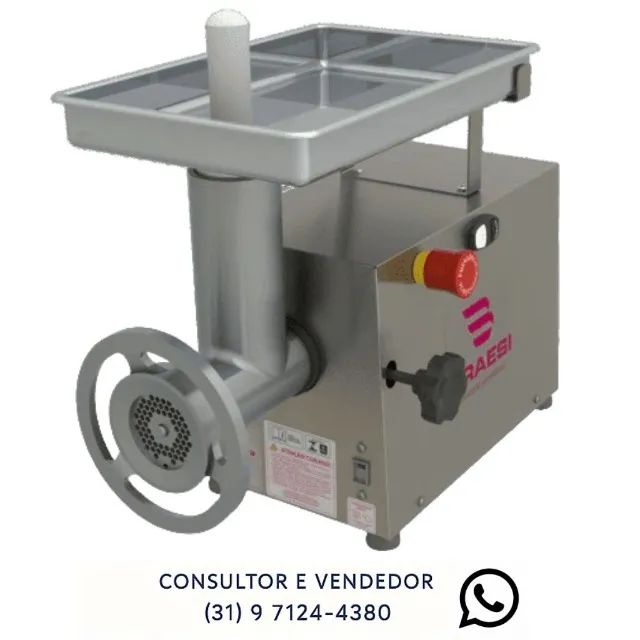 Moedor de Carne Boca 10 Braesi Novo Inox