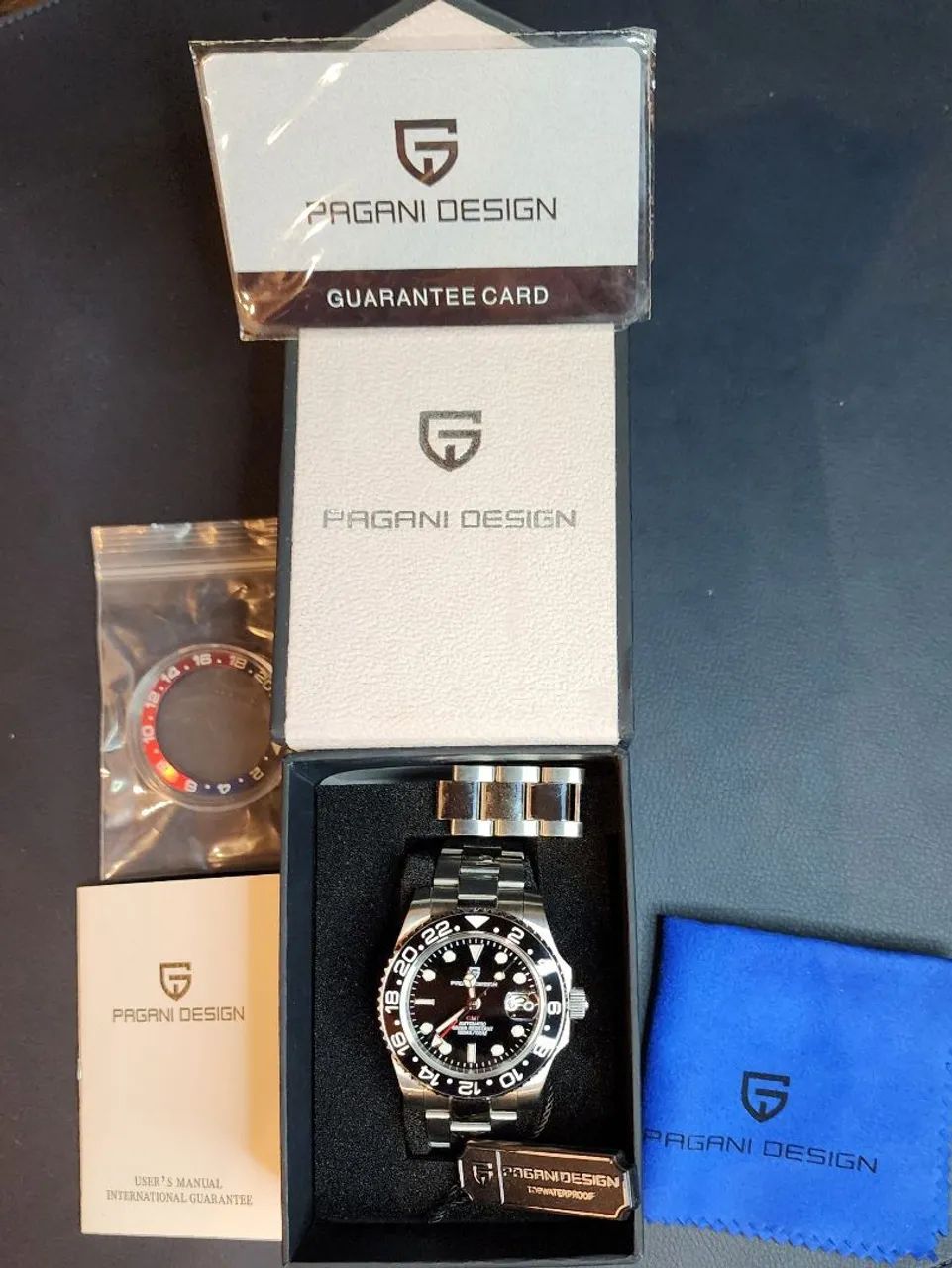 Relógio Pagani Design GMT preto (mod) - Foto 2