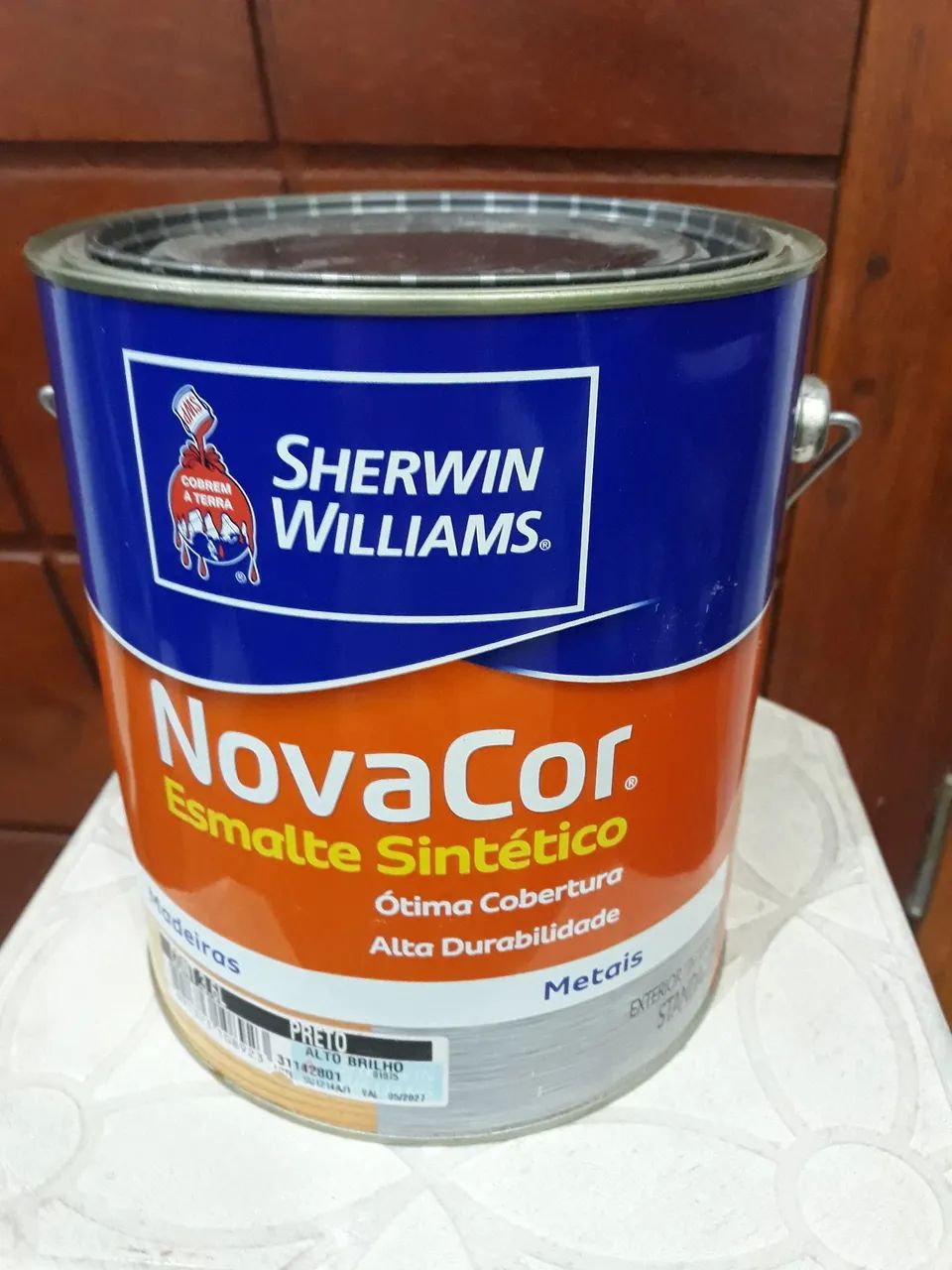 Tinta Esmalte Sintético NovaCor Sherwin Williams - Preto