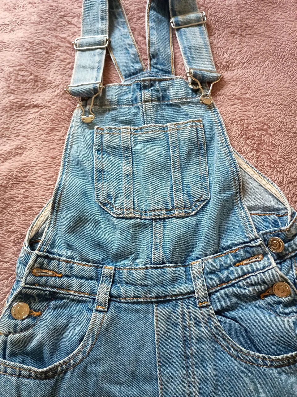 Macacão Jeans Azul Claro