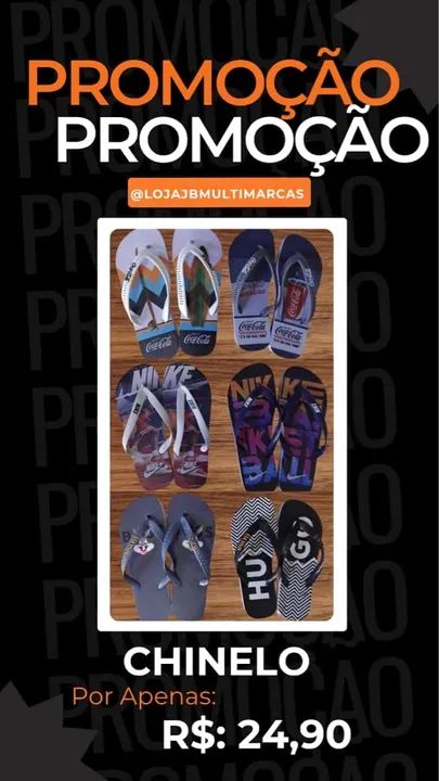 Chinelo - Promoção Imperdível!
