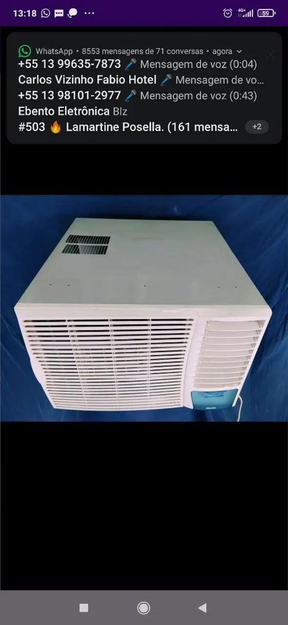 Ar condicionado 18000 BTUs  - Foto 3