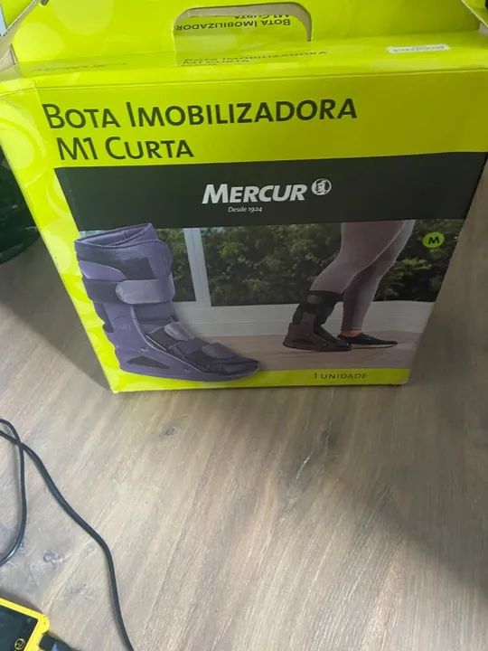Bota imobilizadora Mercur para tratamento tendao de aquiles - Foto 5
