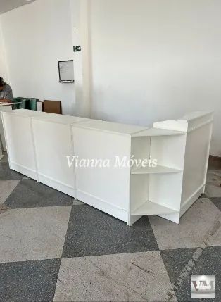 Balcão Caixa em L + 3 Balcões Atendimento - NOVO