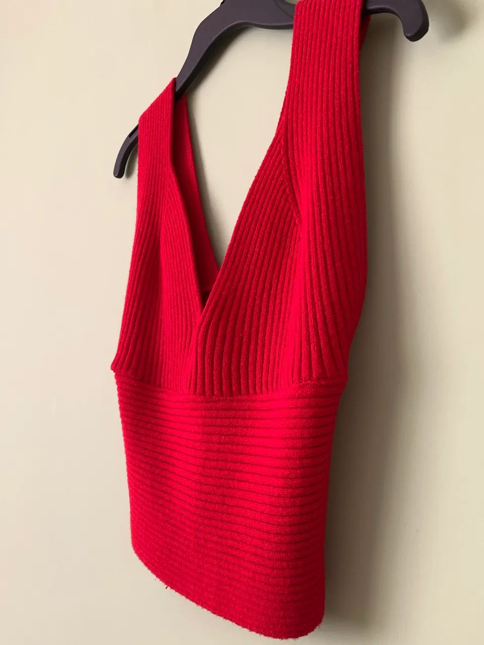 Top Babylook Tricot Vermelho - Foto 5