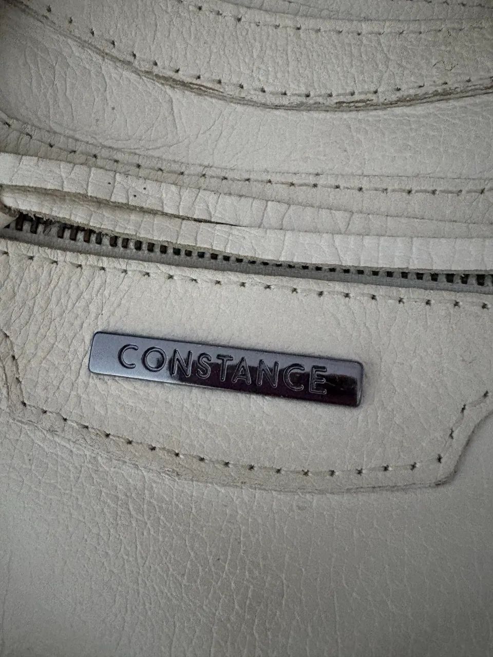 Bolsa Constance Off White Couro - Foto 3