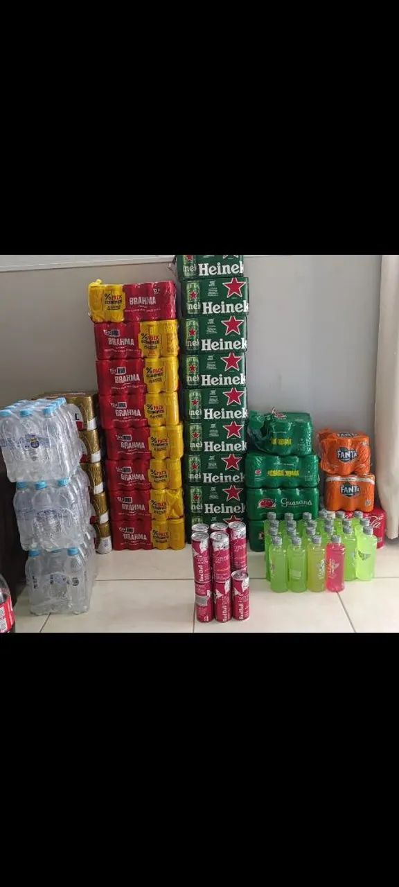 Desapego de bebidas e energéticos, água 