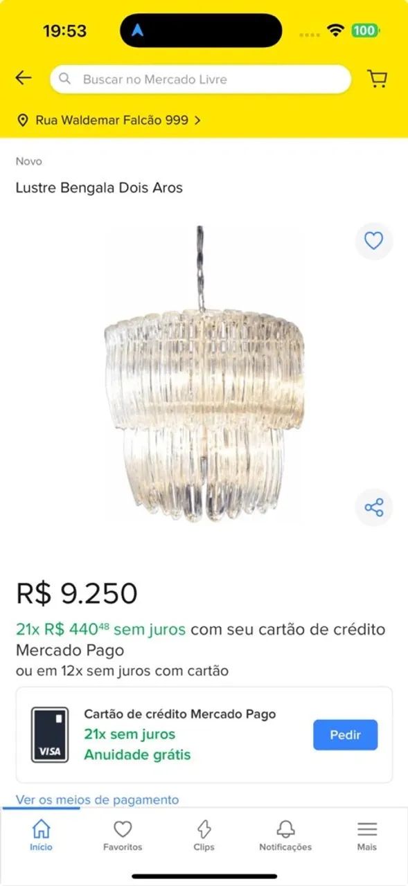 Lustre de Cristal Elegante - Foto 4