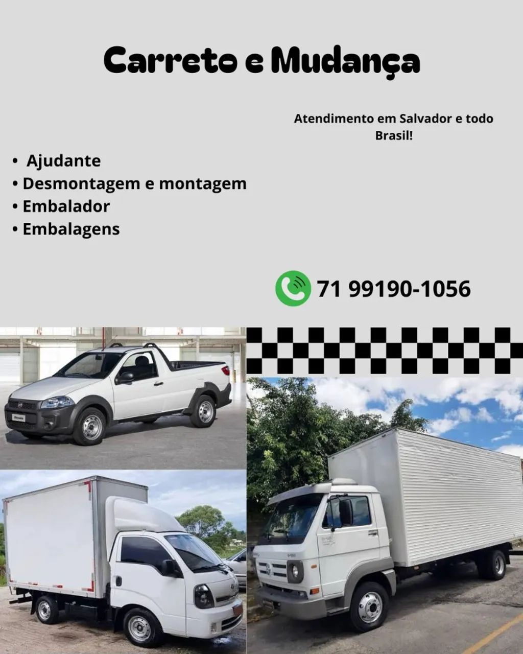 Carreto e mudança residencial e comercial disponível 