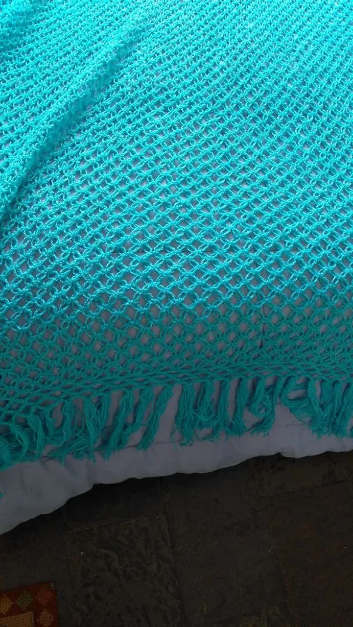 Cobertor de Bebê Artesanal - Conforto e Estilo/chale