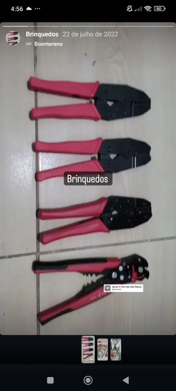 Kit Alicates de crimpagem e decapeador 64529719773186120